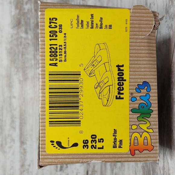 🟪NIB Sz 36 Birkenstock Birki's Pink Freeport Slide Sandal - Picture 16 of 16